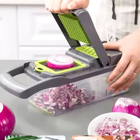 16-in-1 Vegetable Chopper & Slicer, Grater, Dicer Blades & Peeler