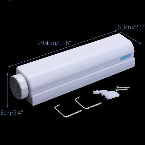 4-Line Retractable Clothesline Laundry Drying Rope (3.2M)