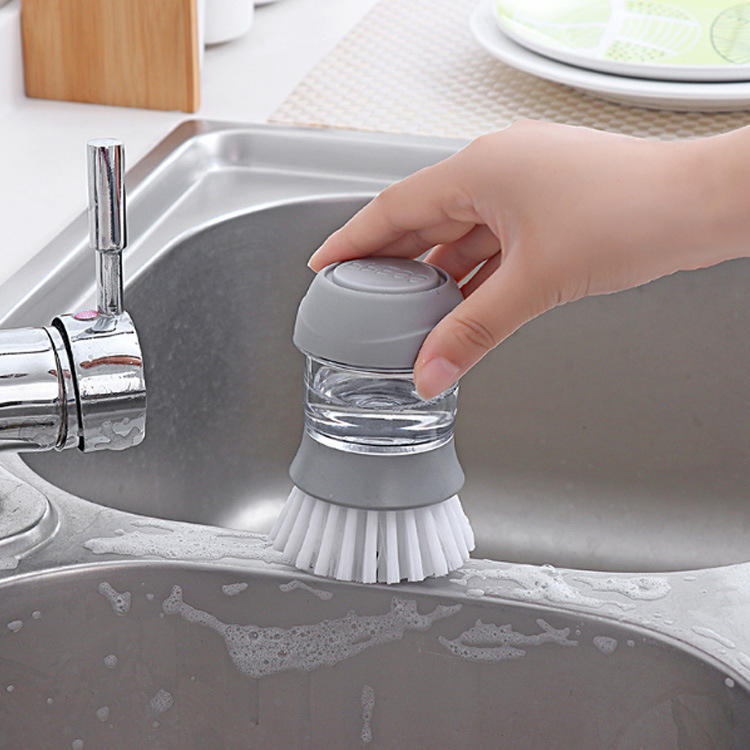 Liquid Soap Dishwasher Brush