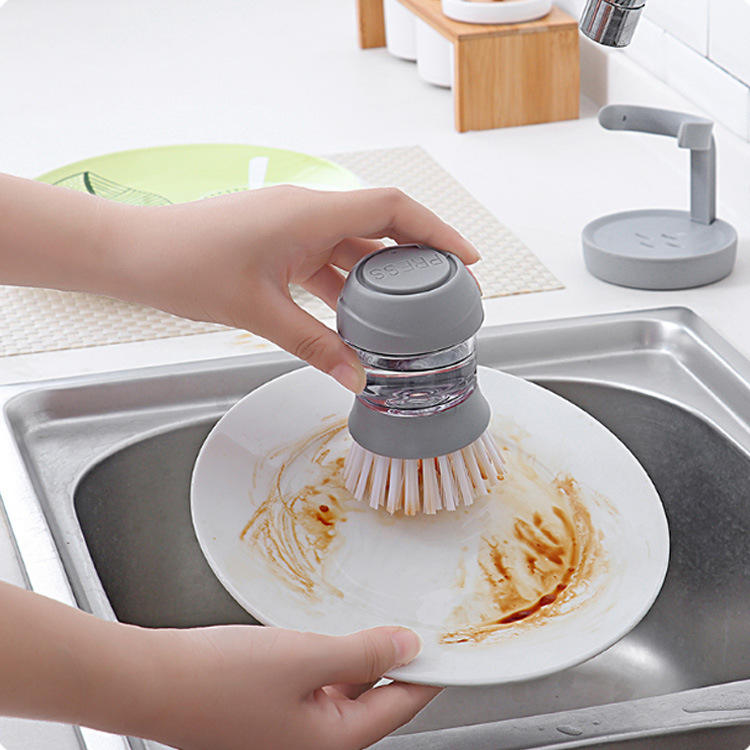 Liquid Soap Dishwasher Brush