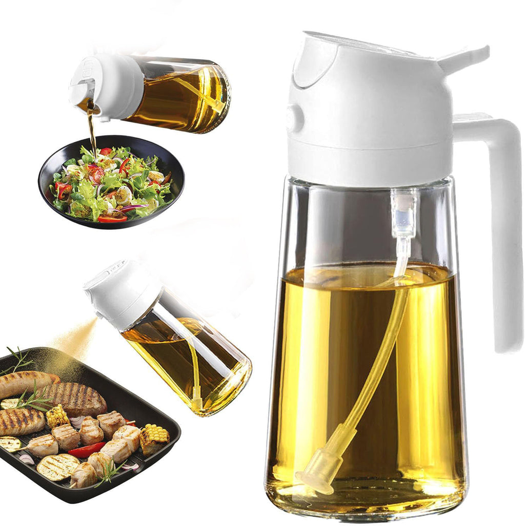 2 in 1 Oil Sprayer and Dispenser Bottle