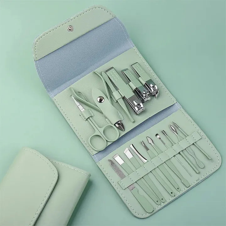 Professional 16 Pcs Manicure Pedicure Kit | Solvify.pk