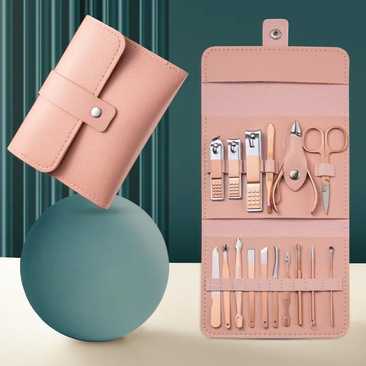 Professional 16 Pcs Manicure Pedicure Kit