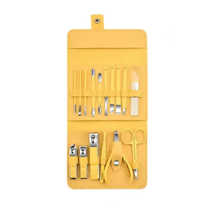 Professional 16 Pcs Manicure Pedicure Kit | Solvify.pk