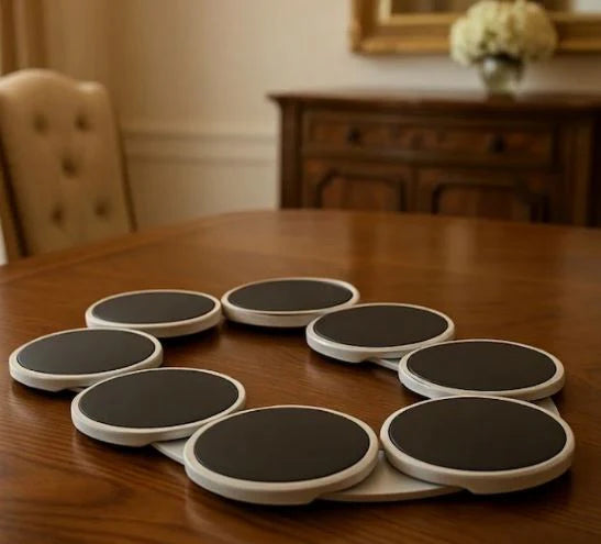 Portable Lazy Susan Rotating Tray – Expandable