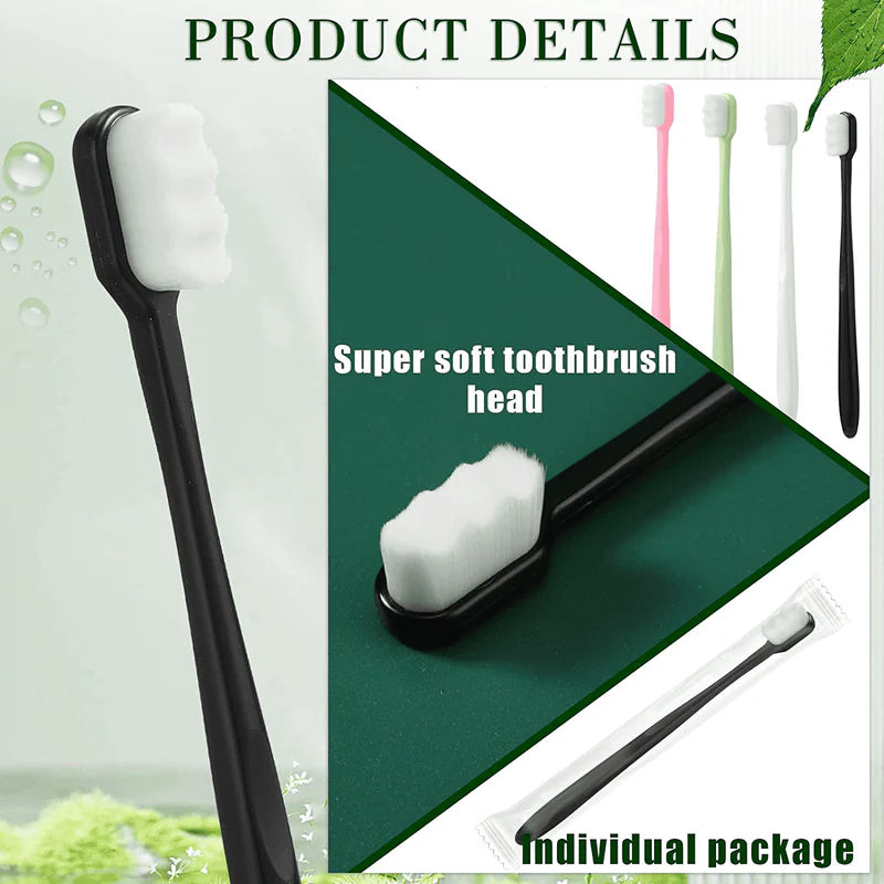 Toothbrush Ultra Soft 20,000 Bristles for Sensitive Gums