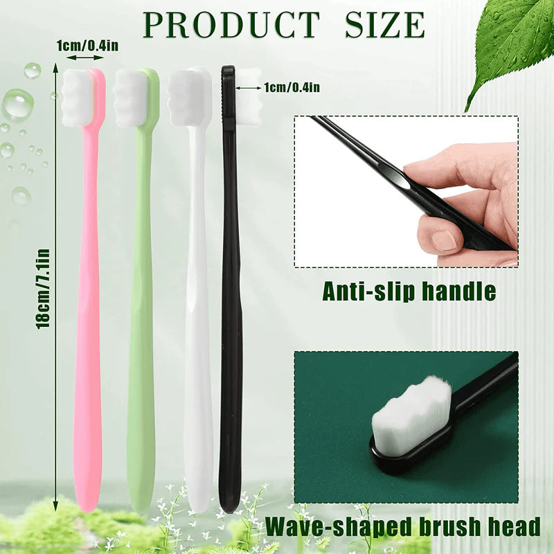 Toothbrush Ultra Soft 20,000 Bristles for Sensitive Gums