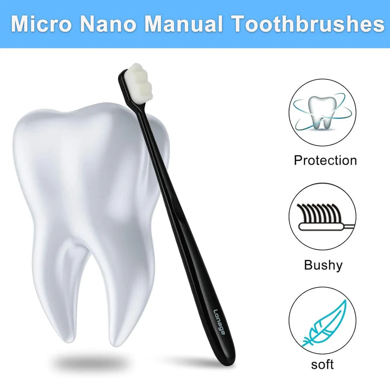 Toothbrush Ultra Soft 20,000 Bristles for Sensitive Gums