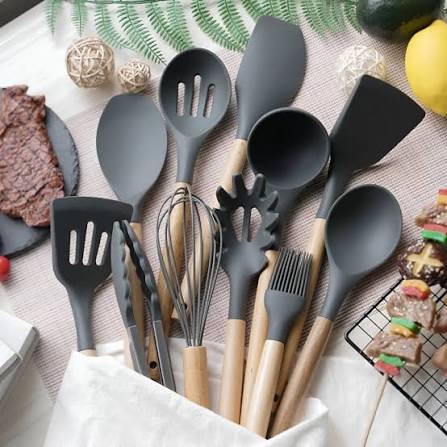 12 Pcs Silicone Kitchen Utensil Set