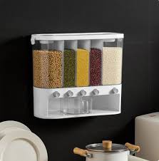 Multi-Section Grain Storage Dispenser | Solvify.pk