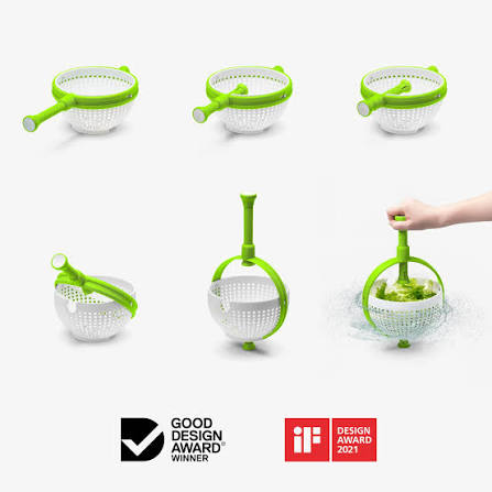Spin Master 2-in-1 Salad Spinner & Colander