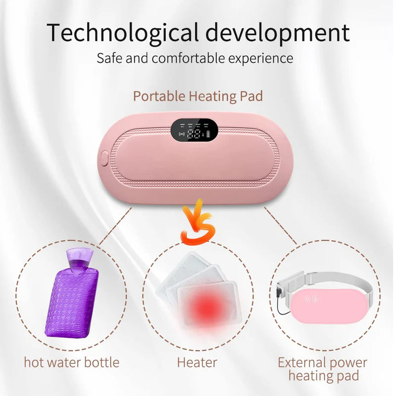 Portable Cordless Heating Pad for Menstrual Cramps